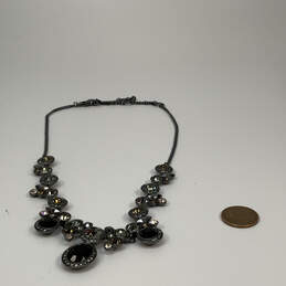 Designer Givenchy Silver-Tone Crystal Stone Adjustable Statement Necklace alternative image