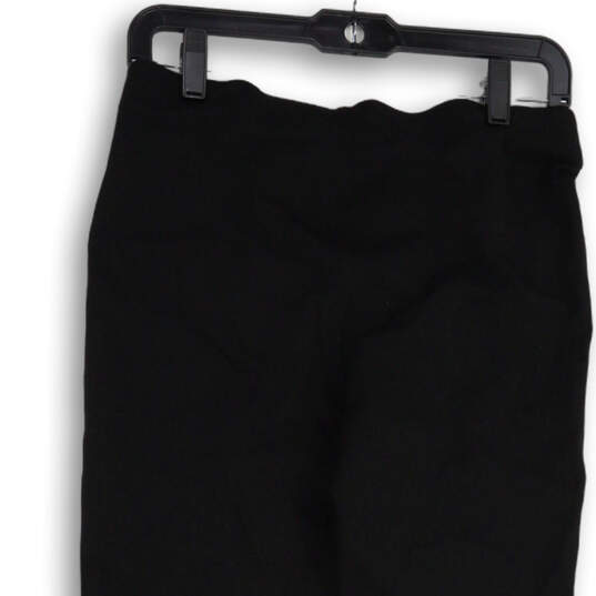 Womens Black Stretch Elastic Waist Pull-On Compression Leggings Size Medium image number 4