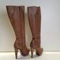 Steve by Steve Madden Dyme Leather Boots Brown 7 image number 4
