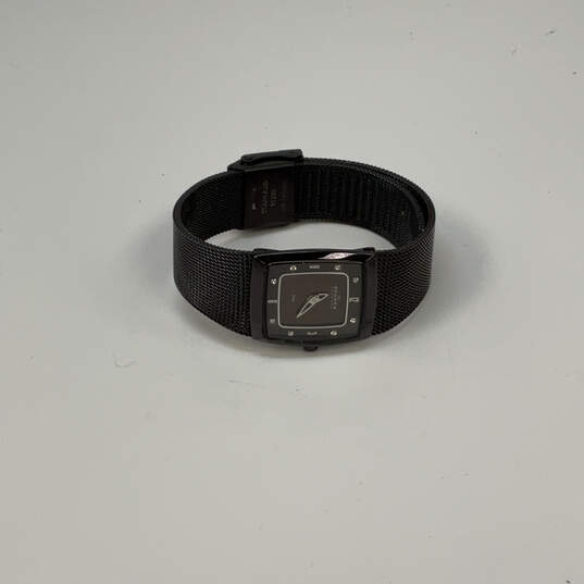 Buy the Designer Skagen Denmark Brown Mesh Strap Square Shape Analog  Wristwatch | GoodwillFinds