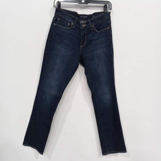 Women’s Lucky Brand Mid-Rise Straight Sweet Ankle Jean Sz 6/28 image number 1