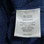 Haggar Men's 1/4 Zip Blue LS Cotton Blend Pullover Sweater Size M image number 6