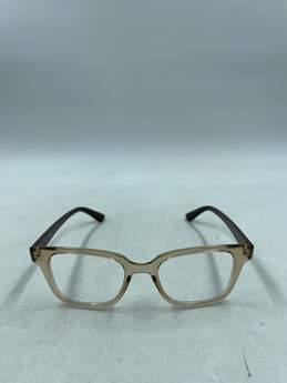 Ray-Ban Clear Tan Square Eyeglasses alternative image