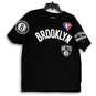 Mens Black Brooklyn New York Nets B NBA Pullover Athletic T-Shirt Size XL image number 3