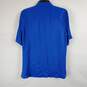 Zara Women Blue Short Sleeve Button Up Shirt NWT sz S image number 2