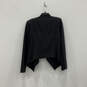 NWT Womens Abree Black Long Sleeve Front Draped Open Front Blazer Size S image number 2