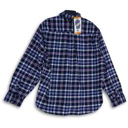 NWT JACHS Mens Multicolor Plaid Spread Collar Long Sleeve Button-Up Shirt Sz XXL alternative image