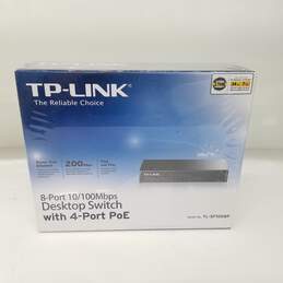 TP-LINK TL-SF1008P 8 Port Desktop Switch NIB