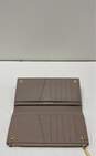 Dagne Dover Leather Continental Zip Around Wallet Grey image number 3