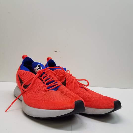 Nike Air Zoom Mariah Flyknit Racer Orange Running 918264-800 Sneakers Men's Size 11 image number 3