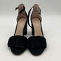NIB Womens Mona Black Leather Open Toe Ankle Strap Sandals Size 6.5 M image number 2