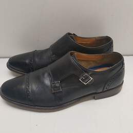 Florsheim Marino Black Leather Double Monk Strap Dress Shoes Men's Size 8.5D alternative image