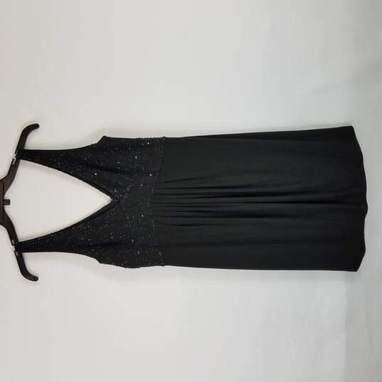 Jones New York Black Beaded Dress 12 image number 2