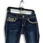 Rock Revival Womens Blue Denim Medium Wash 5-Pocket Design Skinny Jeans Size 27 image number 3