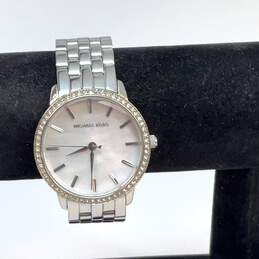 Designer Michael Kors MK-3118 Rhinestone Round Analog Dial Quartz Wristwatch