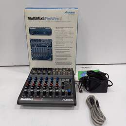 Alesis Multi Mix 8 Fire Wire 8 Channel Mixer IOB