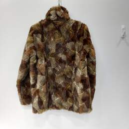 Pamela McCoy Women's Brown Fur Coat Size XS alternative image