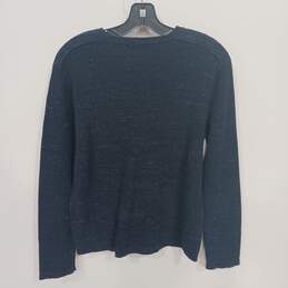 Michael Kors Blue Knit Pullover Sweater Women's Size L alternative image