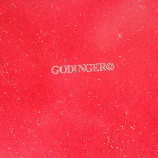 Godinger Silver Plated  Jewelry Box With Red Velvet Lining image number 5