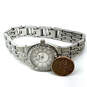 Designer Relic ZR11788 Pave Silver-Tone Round Dial Date Analog Wristwatch image number 1