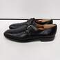 Ferragamo Men's Black Leather Dress Shoes Size 10 w/Inserts image number 4