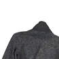 Womens Gray Heather Long Sleeve Mock Neck Activewear Full-Zip Jacket Size M image number 4