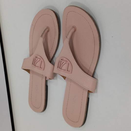 Nautica Women's Pink Leather Sandals Size 7.5 image number 2