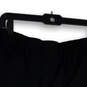 Womens Black Flat Front Elastic Waist Stretch Athletic Shorts Size Large image number 3