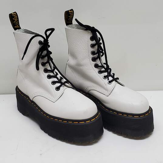 Dr. Martens Pascal Max Leather Platform Boots Women's Size 7 image number 1