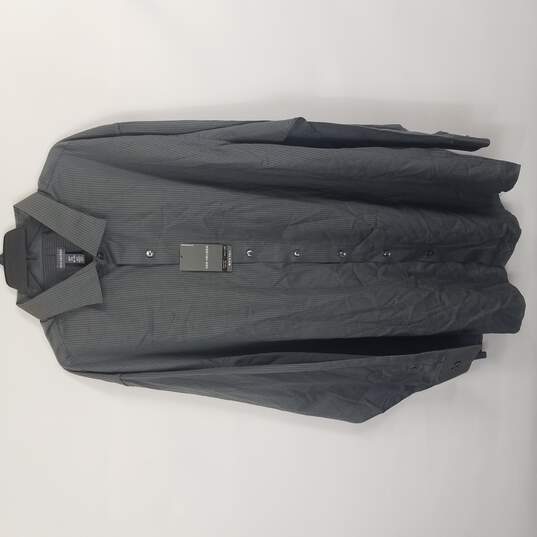 Van Heusen Men Grey Button Up 3XL NWT image number 1
