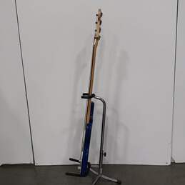 Fender Squier P Blue Electric Bass Guitar In Bag alternative image