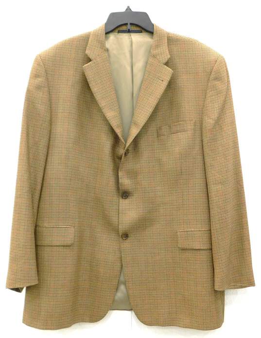 Authentic Burberry Mens 48R Brown Blazer W/COA image number 2