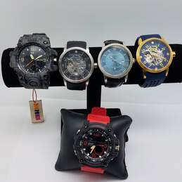 Mixed Band Models Men's Automatic and Quartz Sports Watch Collection Five