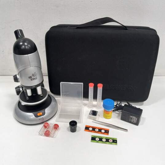 Edu Science Microscope In Case w/ Accessories image number 1