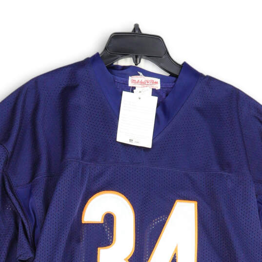 NWT Mens Blue Chicago Bears Walter Payton #34 NFL Football Jersey Size 32 image number 3
