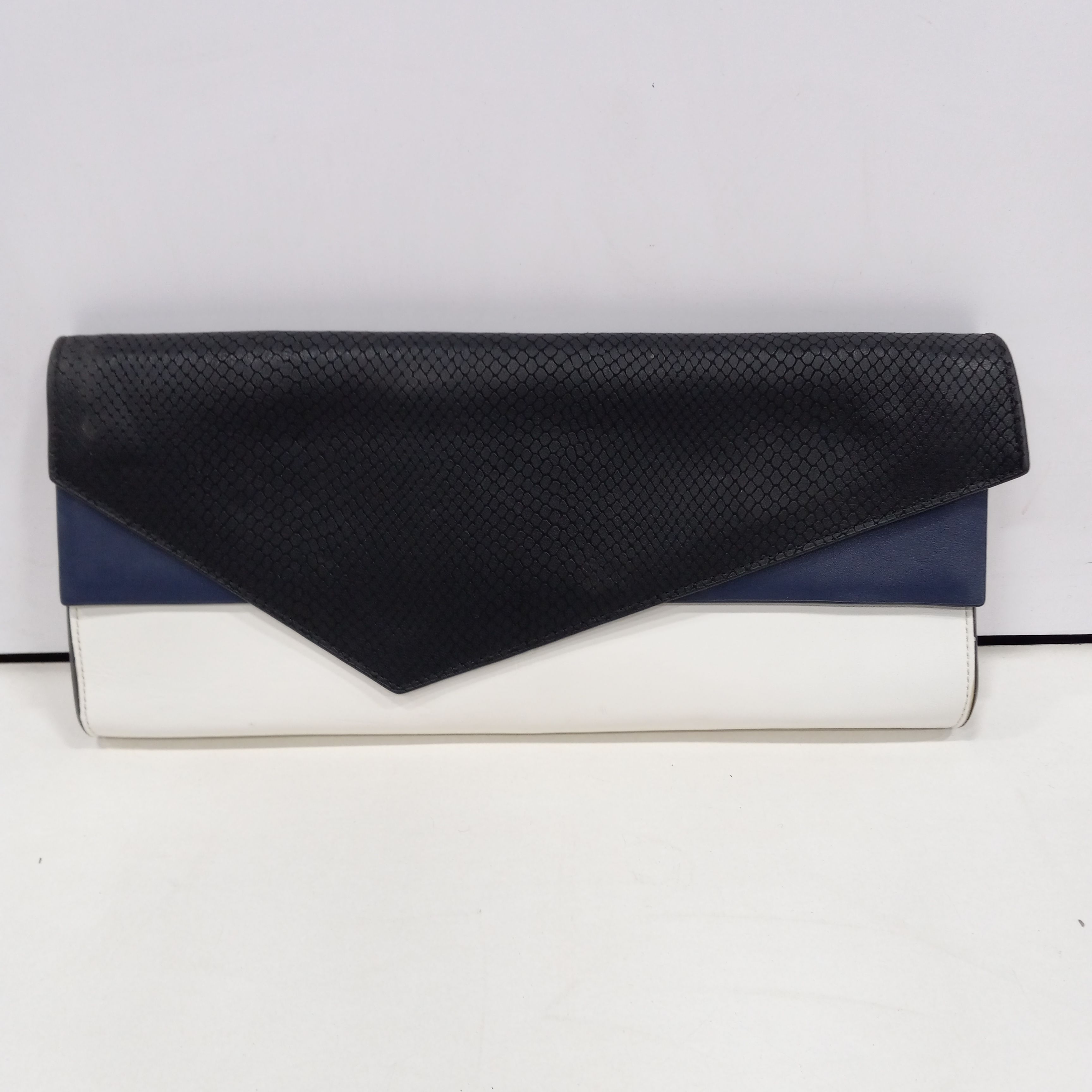 Womens Jimmy Choo white Leather Envelope Clutch Bag | Harrods UK