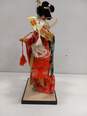 18” Vintage Japanese Geisha Doll W/Samurai Helmet Figurine image number 3