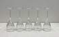 Lenox Stemware Set of 5 Water Goblet Firelight Platinum Beverage Glassware image number 3