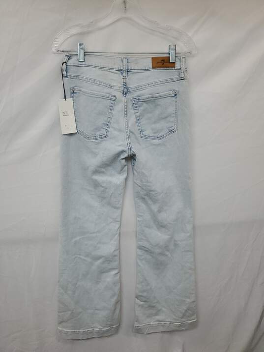 Wm 7 For All Mankind LUXE Vintage Blue Jeans Sz 28 W/Tags image number 2