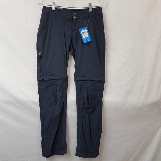 Columbia Women's Navy Blue Active Fit Pants Short Size 4 WITH TAG image number 1