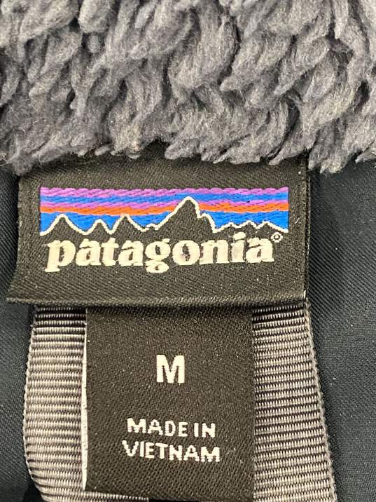 Patagonia Blue Zip Up Sweater - Size Medium image number 5