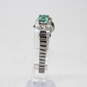 Sterling Silver Turquoise Accent Watch Tips on Quartz Watch-23.2g image number 5