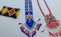 Artisan Multi Color Seed Bead Southwestern Style Jewelry