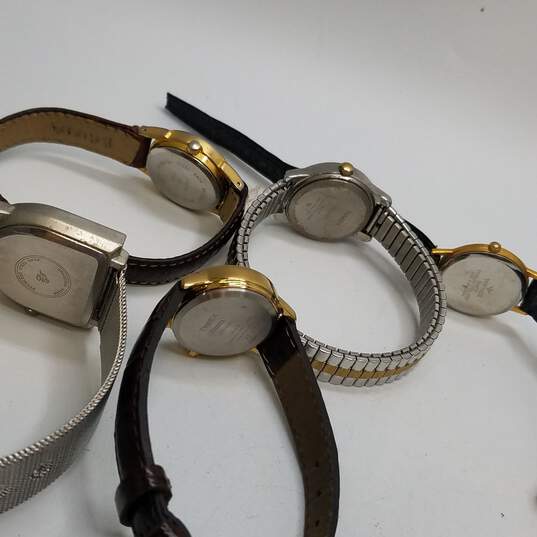 Vintage Unique Design Moon Phase Timex and Fashion Lady's Quartz Watch Bundle image number 6