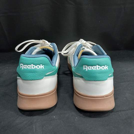 Reebok Men's Club C Revenge Chalk Semi Teal Shoes Size 10.5 image number 3