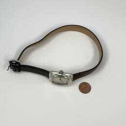 Designer Silpada Silver-Tone Stainless Steel Rectangle Analog Wristwatch alternative image