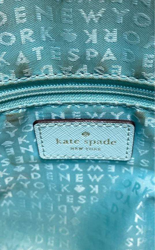 Kate Spade Saffiano Leather Grace Newbury Lane Satchel Mint Green image number 4