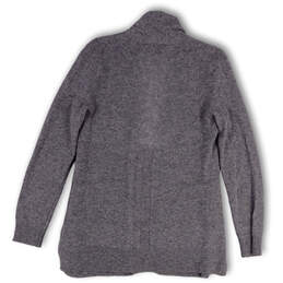 Womens Gray Long Sleeve Tight-Knit Open Front Cardigan Sweater Size Medium alternative image
