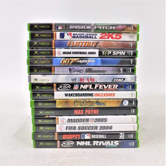 Lot of 15 Microsoft Xbox Games image number 1