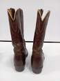 Men's LAREDO Brown Leather Western Cowboy Boots Size 10.5 image number 4